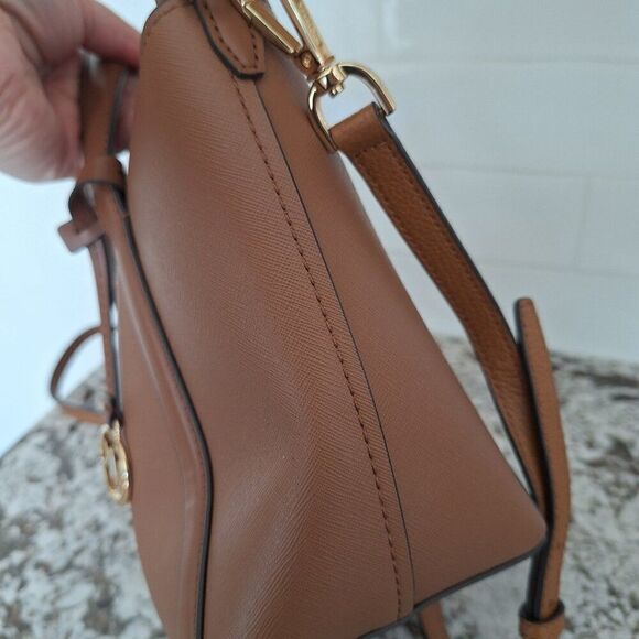 Michael Kors Brown Leather Bag Small - Picture 4 of 14